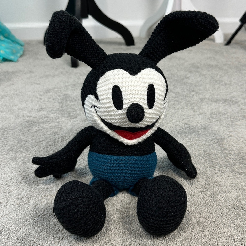 Disney Oswald the Lucky Rabbit Knit Plush Toy 15 Inch